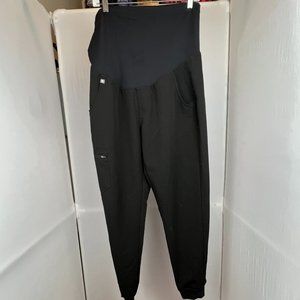 Figs Maternity Jogger Scrub Pants Woman's Sz M Black